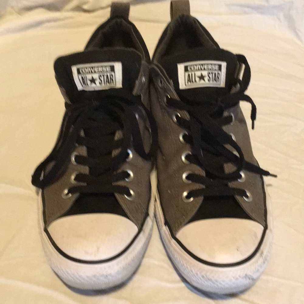 Converse - Gray/Black-Mens size 11. Fit a size 12